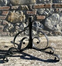 1º Piedistallo Treppiede In Ferro Battuto