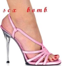 Sexy Sandali Rosa intrecciati Tacco 11 numero 38 Fashion GLAMOUR !