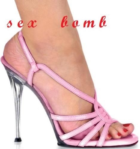 Sexy sandali rosa intrecciati - sexy,