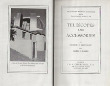 TELESCOPES ACCESSORIES TELESCOPI ACCESSORI DIMITROFF BAKER 1947