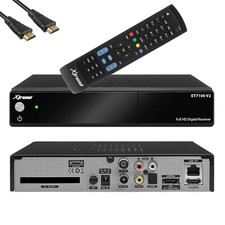 Cavo Ricevitore DVB-C/T2 Xtrend ET 7100 V2 E2 Linux Full HD HBBTV Sintonizzatore PVR