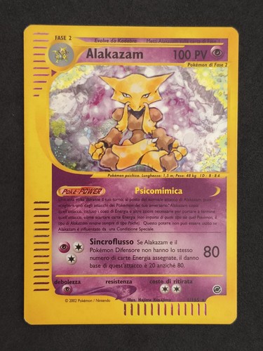 Pokémon alakazam 165 holo - pokémon,