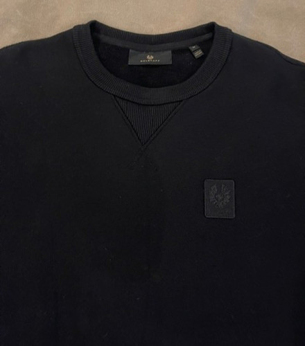 Felpa nera belstaff - nera, logo