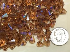 Perline vintage cono cristallo