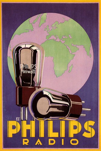 Philips radio valvole globe - radio,