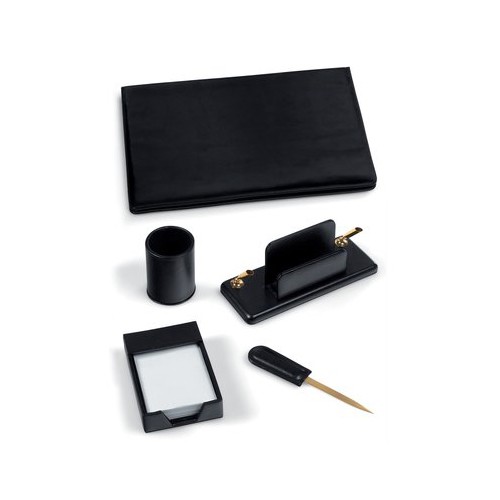 Set scrivania similpelle - set,