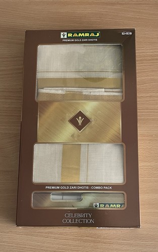 Premium gold zari - dhotis,