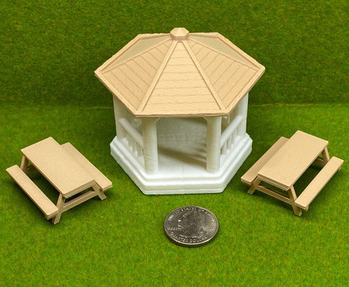 Gazebo parco scala - , 2