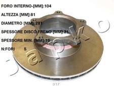 YY DISCO FRENO ANT. TATA