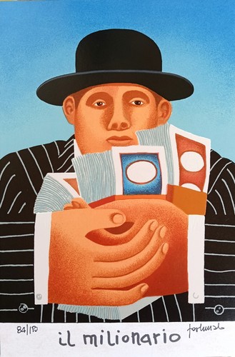 Franco fortunato serigrafia - -,