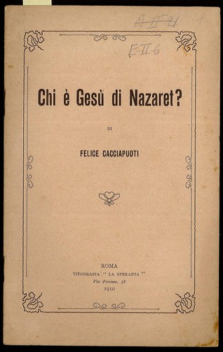 Chi gesù nazaret - è,