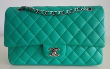Sac chanel classique - chanel, vert
