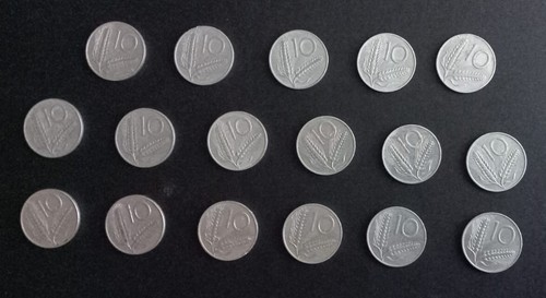 Lotto monete 10 lire - lotto,