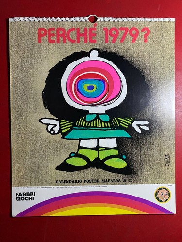 Calendario 1979 mafalda 36x30 - 1979,