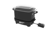 MAGIC MILL 9 QT NERO SLOW COOKER, COPERCHIO IN VETRO PIANO, MANICI COOL TOUCH msc926