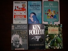 Lotto di 6 libri usati, di