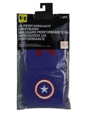 Braccialetti Under Armour Captain America UA Performance Marvel Alter Ego Blu Nuovi