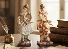 Coppia antiche statuine - , ginori