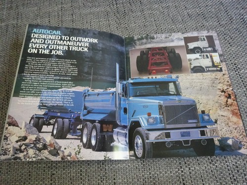 Volvo white gmc autocar - autocar, truck