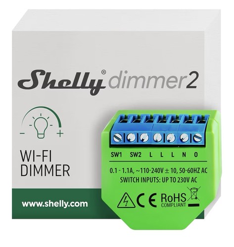 Shelly dimmer interruttore - dimmer,