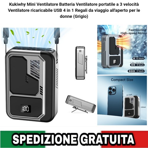 Mini ventilatore batteria - ventilatore,