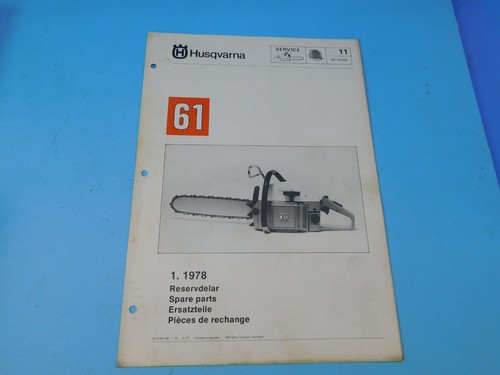 Oem husqvarna parts - 61, list
