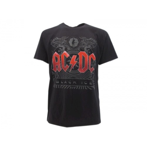 Shirt music black - ac, dc