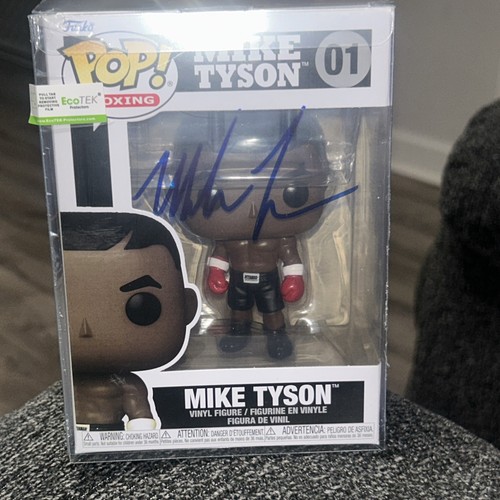 Autografo firmato mike tyson - mike,