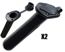 PORTACANNA AD INCASSO NERO CON