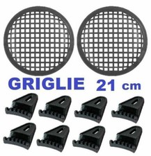 COPPIA GRIGLIE RETINA MASCHERINA 21cm 8" CASSE ACUSTICHE ALTOPARLANTI