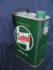 LATTA CASTROL MOTOR OIL OLD LUBRIFICANTI AUTO LANCIA FIAT ALFA ROMEO GARAGE