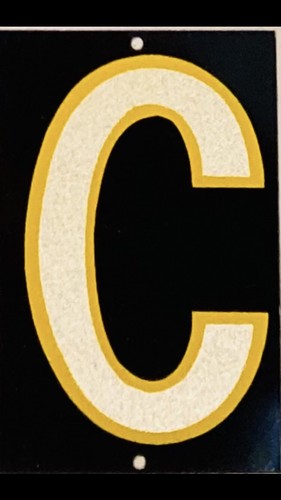Casa riflettente lettere - lettere, "c"