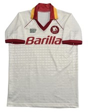 MAGLIA CALCIO AS ROMA 1990/91 NR BARILLA JERSEY TRIKOT MALLOT FOOTBALL SHIRT