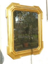 Specchiera Cornice Italiana DORATA 120x100 PRONTA Foglia Oro specchio CABARET 33
