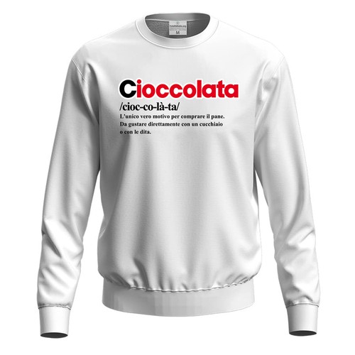 Felpa maglia unisex con - , stampa