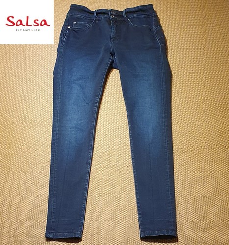 Jeans donna salsa secret blu - jeans,