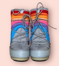 Moon boot womens rainbow icon - boot,