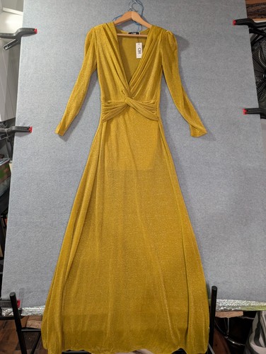 Maxi abito cbr oro - maxi,