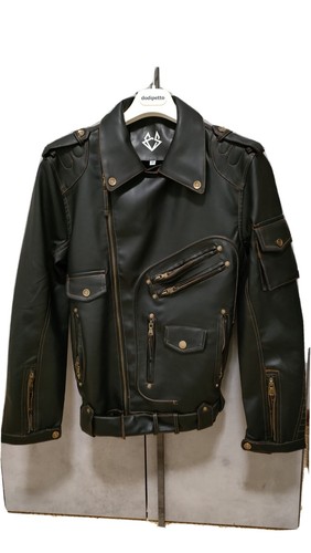 Giubbotto pelle poliestere - pelle,