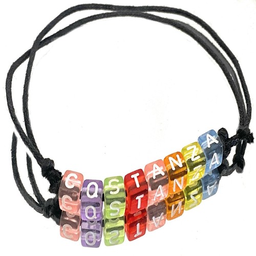 Bracciale con nome - , lettere