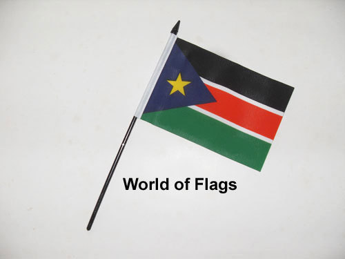 South sudan flag - 6", x