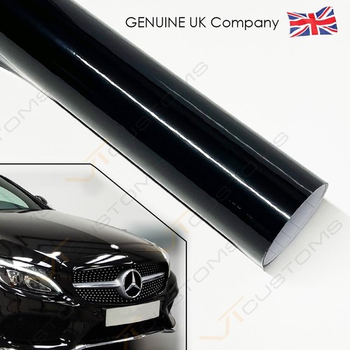 Gloss black vinyl wrap - black,