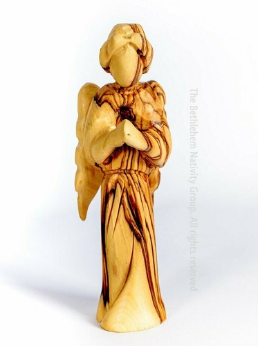 Hand made olive wood - wood, praying