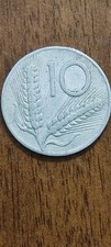 Moneta da 10 Lire Italia anno
