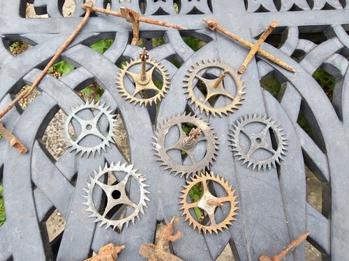 Antique fusee escape wheel - antique,