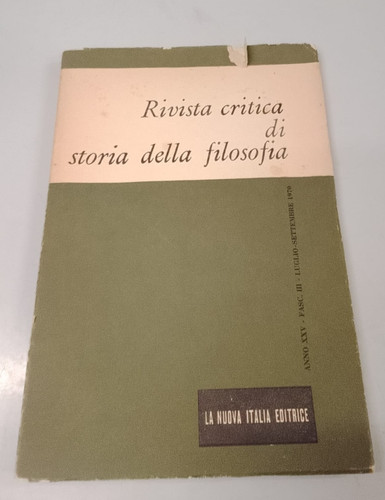 Rivista critica storia - di,