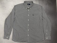 Camicia Fred Perry uomo nera a