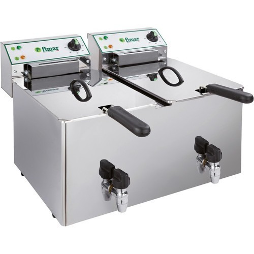 Friggitrice elettrica doppia - elettrica,
