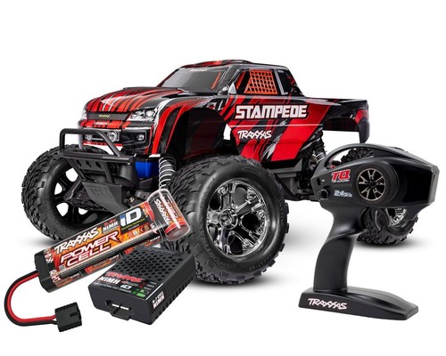 Traxxas stampede rtr rosso - stampede,