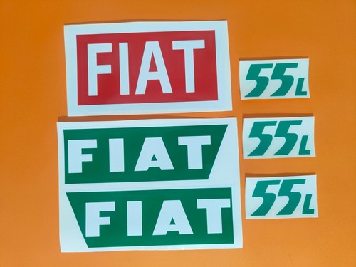 Adesivi decalcomanie fiat 55 - fiat,